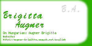 brigitta augner business card